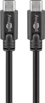Wentronic Goobay USB 3.1 Gen 1 USB-C™ laidas, 0,5 m - USB-C™ kištukas > USB-C™ kištukas (67975)