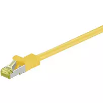 Tinklo kabelis Goobay RJ-45 CAT7 0,5 m Geltonas S/FTP