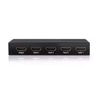 CLUB3D HDMI 2.0 UHD 4K60Hz jungiklis su 4 prievadais ir IR nuotolinio valdymo pulteliu CSV-1370