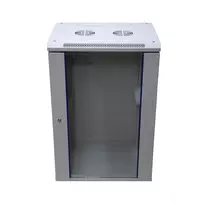 Extralink sieninis spintos stovas 15U 600x600 pilkas - Sieninis stovas - 15U - 60 kg - Užrakinama spyna - Lentynų bėgeliai - Pilka