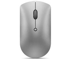 Optinė Bluetooth pelė Lenovo 600 – 2400 DPI, Bluetooth 5.0 dviejų įrenginių, 3 mygtukai, rutulinis slinkimas, Geležinė pilka