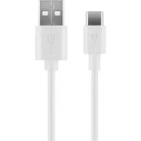 Wentronic 59130 2m USB-A USB-C laidas, baltas (59130)