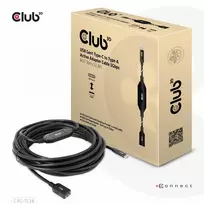 CLUB3D USB Gen1 Type-C į Type-A aktyvus adapterio laidas 5Gbps M/F 10m/32.8ft