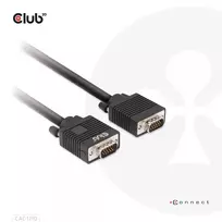 VGA kabelis dvipusis M/M 10m/32.8ft CLUB3D CAC-1710