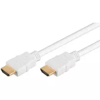 Goobay HDMI kabelis 5 m, A tipo kištukas – kištukas, 18Gbit/s, baltas