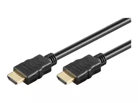 Goobay 3m HDMI Kabel mit Ethernet, 4K (2160p), vergoldete Kontakte