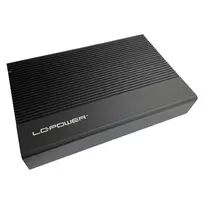 Išorinis HDD/SSD dėklas LC-Power LC-35U3-C 3,5 colio juodas USB Type-C 6Gbit/s