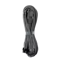 CableMod C-Series Pro ModMesh Pintas 12VHPWR PCI-e laidas, skirtas Corsair (Anglies spalva, 16 kontaktų į tris 8 kontaktų, 600 mm)