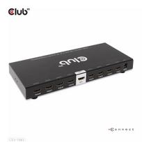 CLUB3D CSV-1383 HDMI skirstytuvas 1→8, 4K60Hz, 3D, HDR, metalinis korpusas
