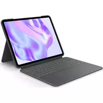 Logitech Combo Touch - Tastatur und Foliohülle - mit Trackpad - hinterleuchtet - Apple Smart connector - QWERTY - Nordisch (Dänisch/Finnisch/Norwegisc