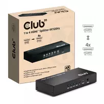 CLUB3D 1 į 4 HDMI™ skirstytuvas 4K120Hz