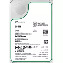 HDD Seagate Exos 3,5 colio 28TB SATA PERCERTIFIKUOTAS, modelis ST28000NM000C-REC