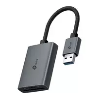Kortelių skaitytuvas TP-LINK UA430 USB 3.2 Gen 1 Type-C – MicroSD / SD, pilkas