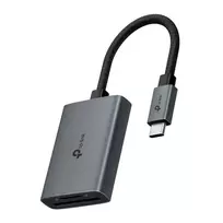 TP-Link UA430C kortelių skaitytuvas USB 3.2 Gen 1 (3.1 Gen 1) Type-C pilkas