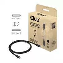 CLUB3D Thunderbolt™ 5 sertifikuotas 8K240Hz duomenų 80/120Gbps EPR 240 vatų laidas M/M 1m / 3.28ft