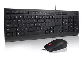 Lenovo 4X31R64446 klaviatūra su pele, laidinis USB, universalus, Šiaurės šalių išdėstymas, juoda