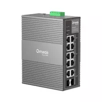 TP-Link Omada 10 prievadų Gigabit pramoninis lengvai valdomas komutatorius su 6 PoE+ ir 2 PoE++ prievadais