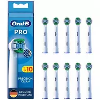 Oral-B EB20RX-10 Precision Clean keičiamos dantų šepetėlio galvutės, 10 vnt. pakuotė