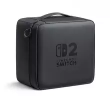 Nintendo Switch 2 viskas viename kelioninis dėklas, kelioninis dėklas, Nintendo, juoda, Nintendo Switch 2, užtrauktukas