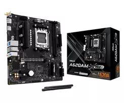ASRock A620AM-X WiFi AMD A620 AM5 Micro-ATX pagrindinė plokštė
