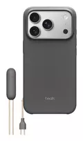APPLE Beats iPhone 17 Pro Dėklas su Stovu, MagSafe ir Fotoaparato Valdymu – Granitinė Pilka