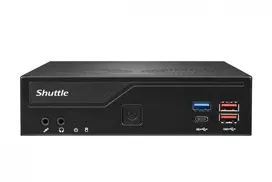 Shuttle Slim PC DH770, S1700, 2x HDMI, 2x DP, 2x 2.5G LAN, 2x COM, 8x USB, 1x 2,5 colio, 2x M.2, 24/7 darbas, su VESA