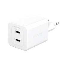 PanzerGlass empower™ by ® Turbo 45W įkroviklis su 2× USB-C | EU kištukas | sidabriškai balta