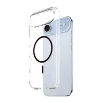 PanzerGlass CARE by Flagship Case permatas dėklas iPhone 17 Air skaidrus Urban Explorer Black MagSafe