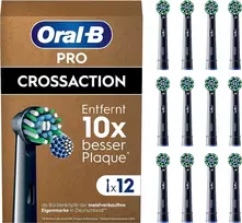 Pakeičiamos Oral-B Pro CrossAction šepetėlių galvutės, 12 vnt.
