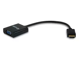 Equip HDMI į VGA adapteris, HDMI A tipo (standartinis), VGA (D-Sub), vyriškas, moteriškas, tiesus, tiesus