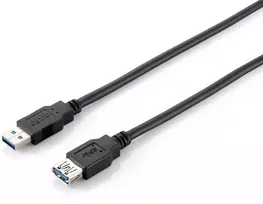 USB 3.0 A tipo ilginimo laidas, kištukas į lizdą, Equip 128399, 3 m