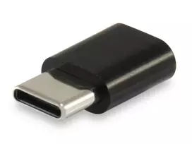 Equip USB Type C į Micro USB adapteris, USB C, Micro USB B, juodas