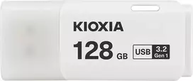 KIOXIA Transmemory U301 - USB atmintukas 128GB - USB 3.2 Gen 1 - Baltas