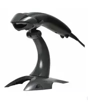 Honeywell brūkšninių kodų skaitytuvas Voyager 1200g USB rinkinys – juodas skaitytuvas 1200g su kietu stovu ir spiraliniu USB A tipo kabeliu 3 m
