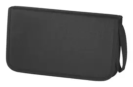 Hama Nylon Wallet 64 CD – dėklas 64 kompaktiniams diskams, juodas, nailoninis