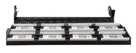 Gembird Cablexpert NPPC648CM001 Juodas pataisymo skydas EIA/TIA T568B/A