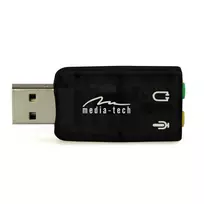 Media-Tech Virtu 5.1 Mt5101 garso plokštė – USB 2.0, virtualus 5.1 garsas