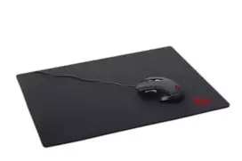 Pelėdos kilimėlis žaidimams GEMBIRD MP-GAME-S – 250×200 mm, 3 mm, juodas, audinys/guma su riešo atrama
