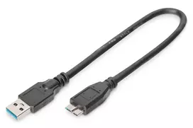 DIGITUS USB 3.0 laidas USB A - Micro USB B (ak-300117-003-s)