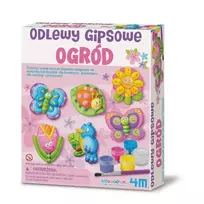 Kūrybinis rinkinys 4M Gipso liejiniai 4M 3512 Sodas – gipso liejimo rinkinys sodo tematikos figūrėlėms gaminti