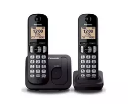 Panasonic KX-TGC212 DECT belaidis telefonas juodas