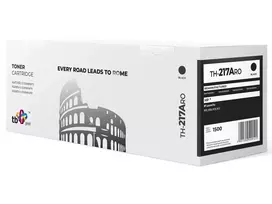 Toneris TB Suderinamas su HP CF217A LJ 104, Juodas, Atgamintas