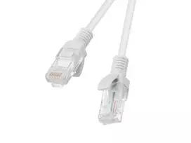 Tinklo kabelis LANBERG PCU6-10CC-0300-S Cat6 U/UTP RJ-45, 3 m, pilkas