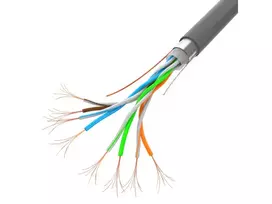 Tinklo kabelis LANBERG LCF5-11CC-0305-S Cat5e F/UTP, 24 AWG CCA, 305 m, pilkas