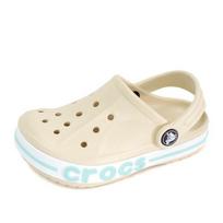 Crocs Kids Bayaband Clog Junior Kids Sandals Slippers Winter White 207018 11s 20701811S/130mm(C6)