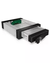 ICY BOX IB-129SSK-B 13.3 cm (5,25 colio) juodas rėmelio skydelis