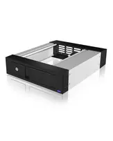 ICY BOX IB-158SSK-B 13.3 cm (5,25 colio) krepšelio plokštė Juoda