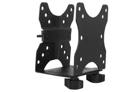 DIGITUS Daugiafunkcis mini stalinio kompiuterio laikiklis stalui, spaustuvui arba tarp monitoriaus laikiklio tvirtinimo VESA 75x75, 100x100
