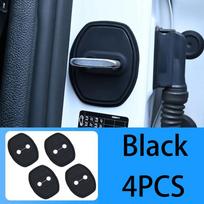 Skirta Leapmotor B05 Lafa 5 2026~2028 2027 Automobilio Silikoninis Durų Užrakto Dangtelis Nerūdijantis Buferis Smūgių Absorbcija Apsaugos Aksesuarai Black 4PCS