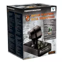 Thrustmaster HOTAS Warthog dvigubi droseliai juodi USB skrydžių simuliatoriui PC